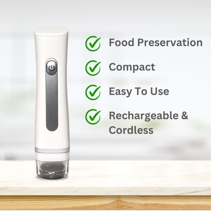 Portable Handheld Rechargeable Food Vacuum Sealer Machine